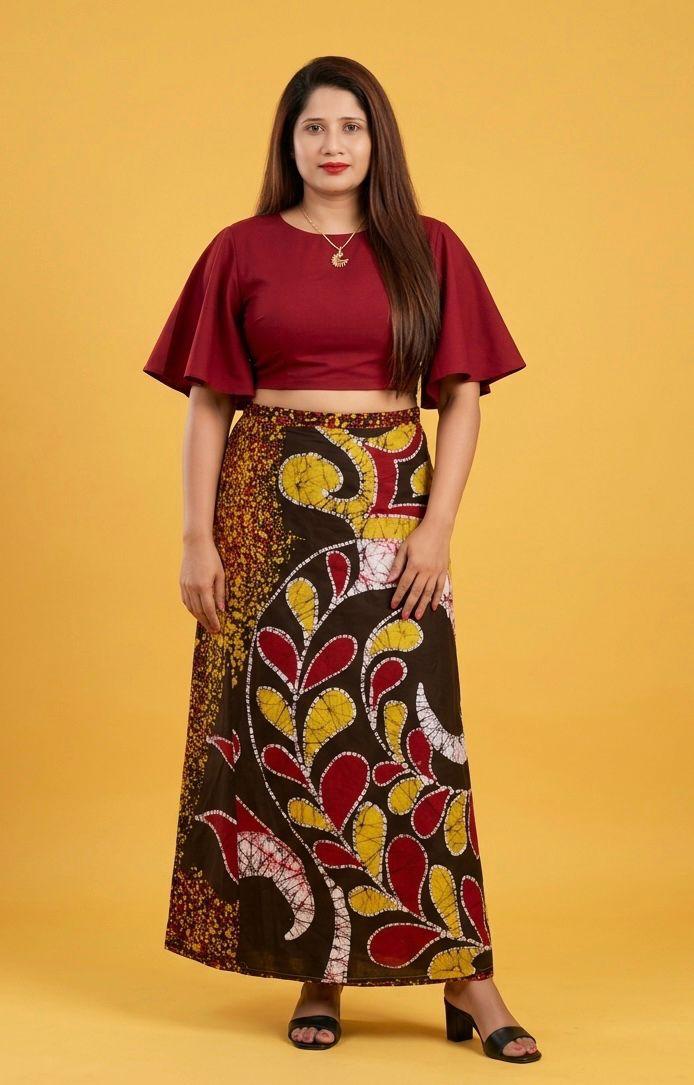 Batik Top and Skirt 6