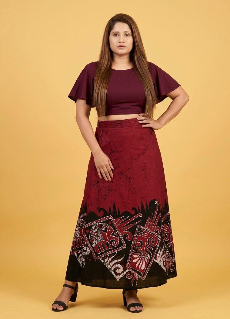 Batik Top and Skirt 8